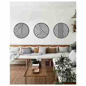 Iron <b>Decorations</b> Ornaments Metal Wall Art Hanging Outdoor Modern <b>Home</b> House Living Room Accessories - Product Image 1