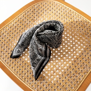 : Promotional <b>Silk</b> Bandanas Wholesale Custom Logo Printed <b>Scarf</b> Bulk for Events Gifts - Product Image 2