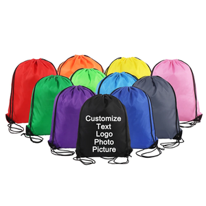 New <b>Lightweight</b> Polyester Drawstring Zipper Side and front Pocket Sports <b>Travel</b> <b>Bag</b> ODM Heavy Duty Backpack - Product Image 1