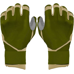 Guantes de softbol profesionales para hombres y mujeres Guantes de bateo de béisbol hechos a medida en verde Estilo único Última colección - Product Image 6