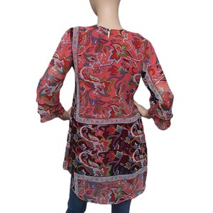 Women's Printed Georgette <b>Top</b> - Multi - Product Image 3