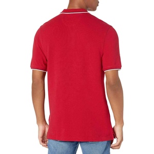 Polo athlétique homme haut de gamme à manches courtes avec bordure contrastante, col classique, pour le golf, personnalisation de marque, plusieurs tailles, vente en gros OEM - Product Image 3