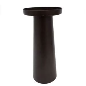 Maison Table Top Décoration Premium Qualité Métal Laiton Plaqué Aluminium Bougeoir Pilier Design Moderne Bougie Votive - Product Image 2