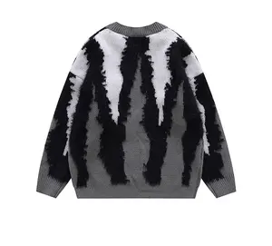 Sweat-shirt à capuche épais 100% coton 300g pour homme Pull à col rond uni avec logo personnalisé Sweatshirts en coton éponge - Product Image 6