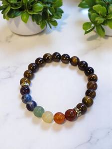 Gemstone Stretchable <b>Tiger</b> <b>Eye</b> <b>Bracelet</b> Wholesale Natural Crystal Hand Band Amayra Crystal Semi-Precious Stone Craft Top Quality - Product Image 3