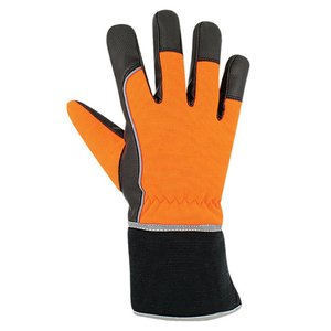 Gants de travail robustes en cuir de vachette grainé, protection des mains, respirants, pour travaux de construction en extérieur, gants de sécurité - Product Image 2