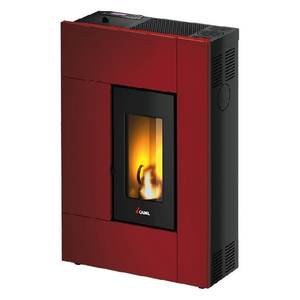 Estufa de Pellets SPIRIT 5 T2 Roja de 5 Estrellas, 5.1kW, Clase A+, Modelo 7025107 - Product Image 1