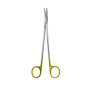 Tijeras Metzenbaum de medio oro de grado Industrial de 7 \ ", tijera quirúrgica de acero inoxidable alemana curvada, suave para esquilar - Product Image 4