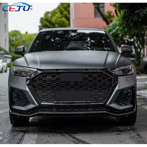 Kits d'accessoires de voiture en nid d'abeille ABS noir brillant Tuning calandre de grilles latérales de pare-chocs avant pour <span class=keywords><strong>Audi</strong></span> SQ5 <span class=keywords><strong>Sportback</strong></span> FY 2021-2024 - Product Image 3