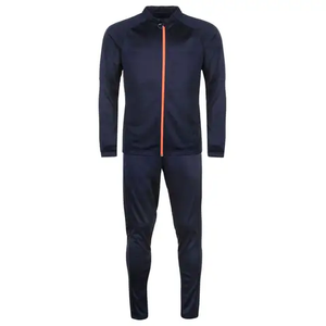 Survêtement d'athlétisme d'hiver en gros Ensemble de vêtements de sport pour l'entraînement sportif Veste à cordon pour hommes Coupe régulière Course à pied Logo personnalisé Solide - Product Image 2