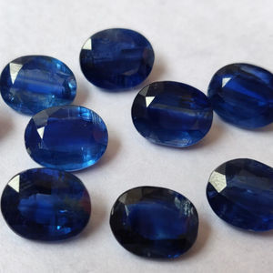 ไคยาไนต์ธรรมชาติพลอยคุณภาพสูงขนาด7x9มม. ทรงวงรี - Product Image 1