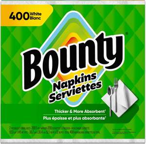 Bounty Kitchen Roll 3 Ply Absorbente Suave Desechable Lavable Blanco 400 Cuenta - Product Image 3