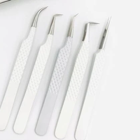 Pinzas Profesionales para Pestañas de Marca Privada, Acero Inoxidable, Logotipo Personalizado, Precisión, Durabilidad, Pinzas para Extensión de Pestañas de Volumen, Venta al por Mayor