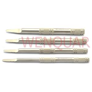 Dental Tatum D-Shape Bone Spreader Instrumento de implante de acero inoxidable para procedimientos de injerto y extensión ósea" - Product Image 2