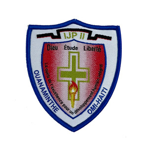 Patchs tissés personnalisables, plusieurs couleurs, techniques de broderie chenille, organza, twill, PVC imprimé pour vêtements DIY, adhésif - Product Image 2