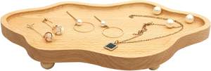 Plateau à bijoux en bois créatif, plateau décoratif en forme de nuage, plat à huile essentielle, présentoir à cristaux, petits plateaux, fournisseur en gros - Product Image 6