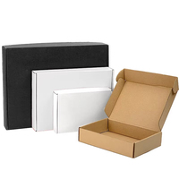 Échantillons gratuits conception imprimée personnalisée avion postal expédition pliante boîte d'emballage en papier en carton ondulé