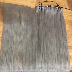 ผมต่อจาก100% ผมมนุษย์แท้เรมี่ผมต่อแบบมีปลายหนานุ่มพร้อมผมลอนแบบ HD ผมเวียดนาม - Product Image 1