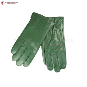 Nuevo diseño de moda Guantes de pantalla táctil Guantes cálidos de cuero genuino para exteriores Guantes de conducción de moda simples - Product Image 2