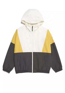 แจ็กเก็ตกันลมน้ำหนักเบาของผู้ชายเสื้อซิปบล็อกสีตัดกันเสื้อกันลมใส่วิ่งลำลองแบบกำหนดเอง - Product Image 5