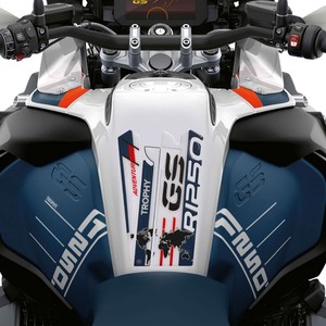Adesivi 3D Personalizzati per Protezione Serbatoio per BMW R 1250 GS Adventure Trophy, Logo Moto - Product Image 1