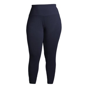 Custom Wholesale Factory Manufactures Women's Plus Size Solid Full Length High Rise Spandex/Polyester High Quality <b>Leggings</b> - Product Image 1