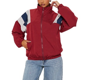 Chaqueta Cortavientos Impermeable para Mujer al por Mayor y Personalizada, para Uso Casual, de Secado Rápido, Transpirable, de Nailon - Product Image 1