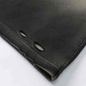 New Design 100% Cotton Ringer Thermal Double Layer T-Shirts Sun Faded Heavyweight Oversized Long Sleeve Tee for Men - Product Image 6