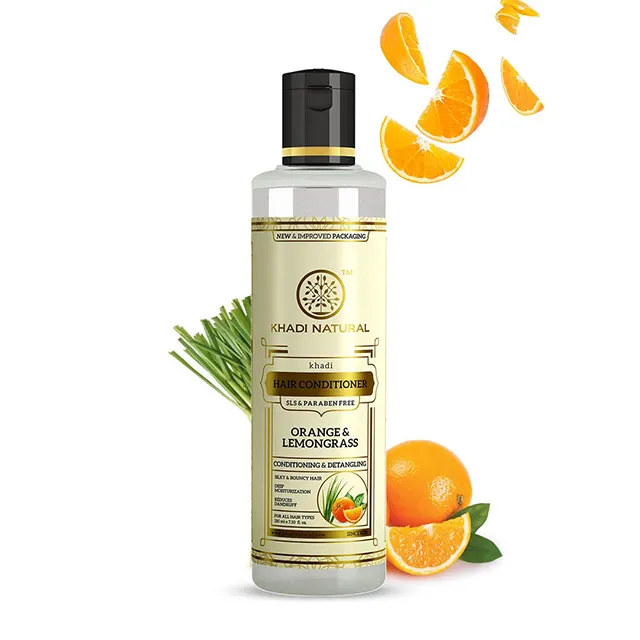 Khadi balsamo per capelli alla citronella arancione naturale a base di erbe-Sls & Paraben Free-210