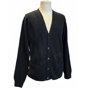 Alpha Varsity <b>Cardigan</b> <b>Sweater</b> High Quality Bold Greek letters V-Neck Long Sleeve Embroidered Letters - Product Image 4