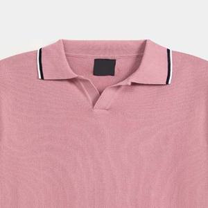 เสื้อโปโลผู้ชายไซส์ใหญ่ แขนสั้น ผ้าฝ้าย ระบายอากาศ สไตล์สตรีทแวร์ สีพื้น - Product Image 2