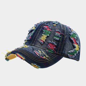 Gorra Blanca Personalizable con Bordado, Estilo Desgastado, Lista para Marca Propia, Venta al por Mayor - Product Image 2