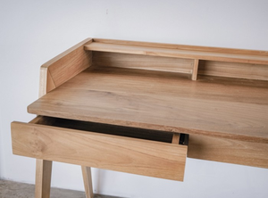 Gỗ Tếch bàn tự nhiên kết thúc Hiện Đại Văn Phòng phòng ngủ văn phòng thiết kế độc đáo nghiên cứu bằng gỗ khách sạn nhà làm việc làm việc hàng đầu rắn - Product Image 3