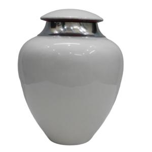 Urnas de cremación para adultos de aluminio con hermoso diseño de Rosa grabada y acabado pulido para cenizas humanas. - Product Image 3