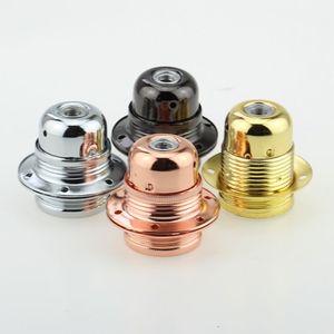 E27 portalampada in metallo con doppio dado ad anello <span class=keywords><strong>per</strong></span> paralume - Product Image 1