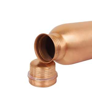 Botella de cobre de calidad superior elegante diseño impreso Ayurvédico a prueba de fugas conjunto libre de deportes viaje decoración del hogar bebida directa - Product Image 5