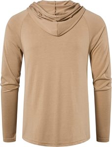 Venta al por mayor de sudaderas con capucha de los hombres a cuadros Jacquard de manga larga con cordón Hipster Casual sudaderas con capucha con calidad superior - Product Image 6