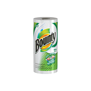 Bounty SELECT-A-Size สองม้วนผ้าขนหนูกระดาษสีขาว90แผ่นต่อม้วน6นับเนื้อเยื่อห้องน้ำ2ชั้นนุ่มที่ทำจากเยื่อกระดาษ - Product Image 1