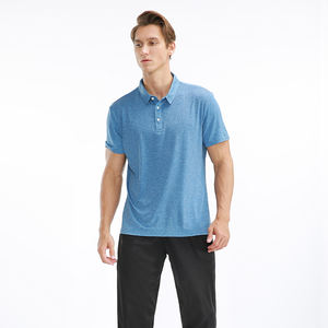 . Polo de golf pour hommes avec manches courtes et col design léger et confortable pour la gym de voyage et la vie quotidienne - Product Image 3