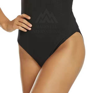 Maillot de bain confortable de couleur unie de conception d'OEM de costume de natation de nouveau style pour la vente en ligne - Product Image 6