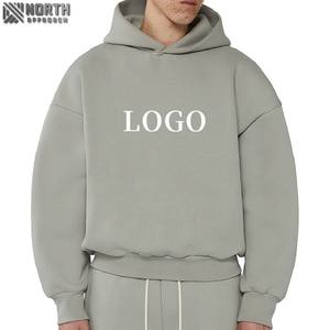 เสื้อฮู้ดผ้าฝ้าย100% ใส่ได้ทั้งชายและหญิงเสื้อมีฮู้ดผ้าฟลีซผ้าฟรีซเทอร์รี่ใส่ได้ทั้งชายและหญิงเสื้อมีฮู้ด450จีเอสเอ็มใส่โลโก้ได้600gsm พอดี - Product Image 3