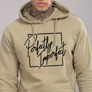 Nueva moda personalizada Color sólido peso pesado en blanco hombres Sudadera con capucha de alta calidad de gran tamaño hombro caído impreso sudaderas con capucha hombres - Product Image 6