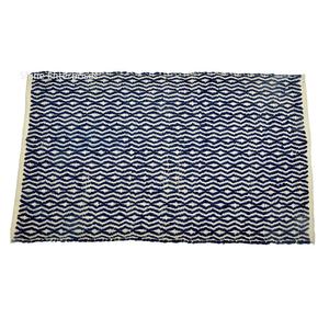 Alfombras de Algodón Dhurrie Indias Ecológicas, Alfombras Decorativas Chindi, Alfombrillas de Baño Antideslizantes Reversibles Aptas para Mascotas para Sala de Estar y Dormitorio - Product Image 2