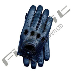 Gant d'équitation antidérapant durable respirant en cuir véritable gants d'équitation accessoires d'entraînement équestre en plein air - Product Image 5