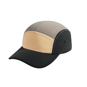 Casquette de baseball personnalisée à 5 panneaux couleur bloquée pour le camping randonnée pêche Streetwear Festivals extérieur - Product Image 1