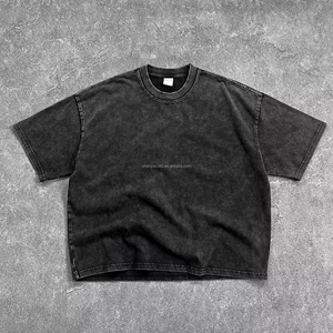 <span class=keywords><strong>T</strong></span>ùy Chỉnh Màn Hình In Thời Trang Phố 100% Cotton 275gsm Boxy Phù Hợp Quá Khổ Cổ Điển Áo Thun Axit Rửa Cắ<span class=keywords><strong>t</strong></span> <span class=keywords><strong>T</strong></span> Áo Sơ Mi Cho Nam Giới - Product Image 1