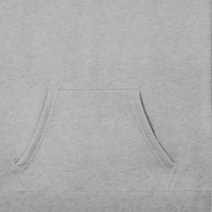 Sudadera con capucha Pro Signature para hombre, color gris atlético, peso pesado 100% algodón, ajuste relajado, logotipo de goma 3D con cordones con punta de cera - Product Image 6