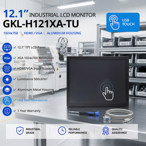 Monitor de Escritorio Premium Plug and Play, Monitor Táctil USB PNP, Monitor PNP de Escritorio con Soporte - Product Image 1