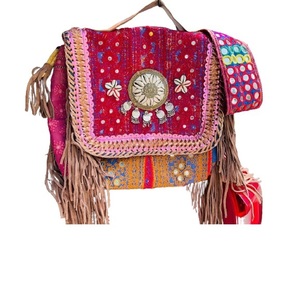 Bolso de hombro de noche bohemio hecho a mano indio para mujer, bolsos Banjara, bolsos de mano de fiesta bordados Vintage de lujo personalizados - Product Image 2