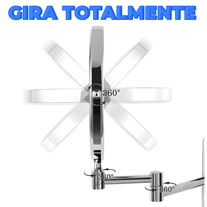 Specchio da Parete Moderno Bifacciale per Vanità - Product Image 4